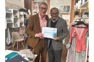 Mr Lari from Afroze and the final draft of Sustainability Report