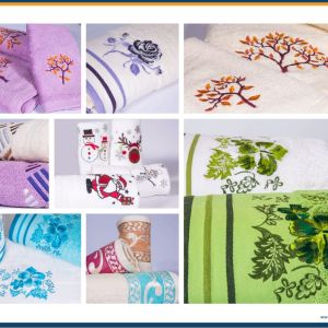EMBROIDERED TOWELS