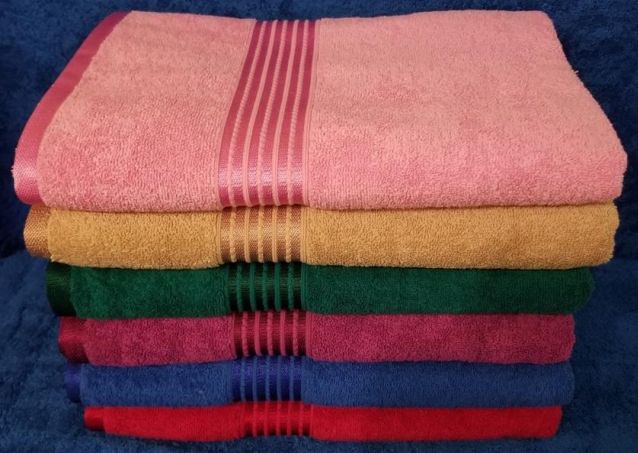 TERRY WITH VISCOSE DOBBY & VISCOSE HEM 