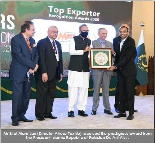 TOP Exporter recognition Award